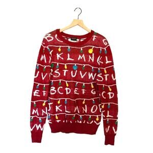 Stranger Things Light-Up Sweater Netflix Official Merchandise Small